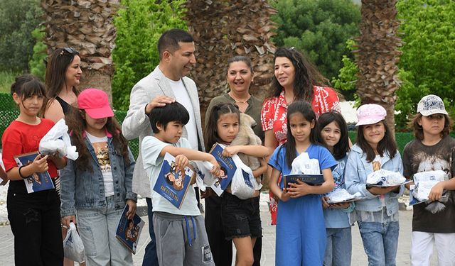 Başkan Günel öğrencilerle birlikte can dostları ziyaret etti
