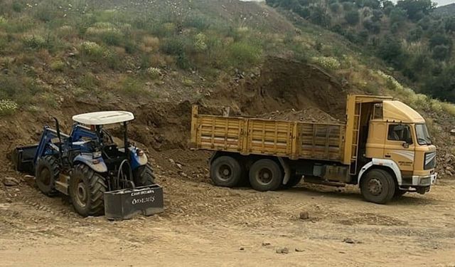Aydın'da toprak yığınının altında kişi hayatını kaybetti