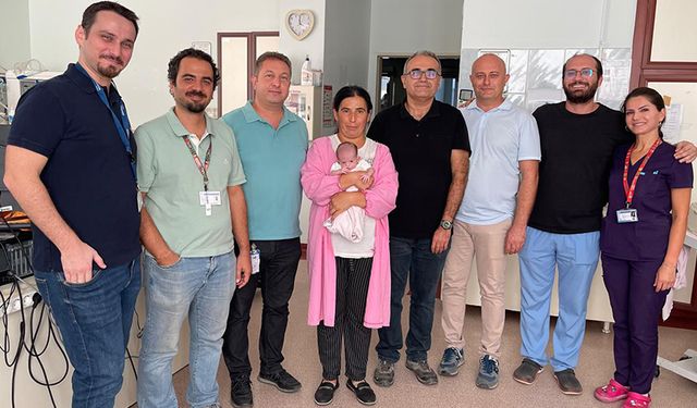 ADÜ'de 1.8 kiloluk bebeğe kalp ameliyatı başarıyla gerçekleştirildi