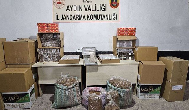 Söke’de kaçak tütün operasyonu