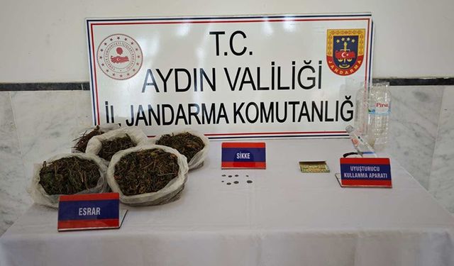 Kuyucak’ta uyuşturucu madde ele geçirildi