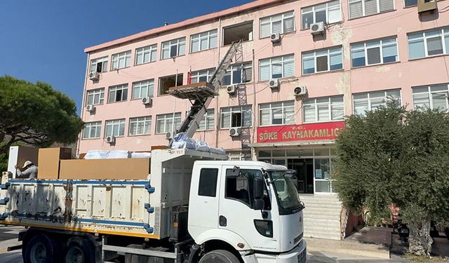 Söke Hükümet Konağı’nda taşınma süreci başladı