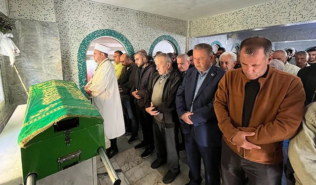 Karbonmonoksit gazından zehirlenen kişi son yolculuğuna uğurlandı