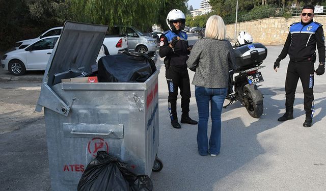 Kuşadası Belediyesi’nden ‘Çöp çıkarma’ saatlerine  denetim