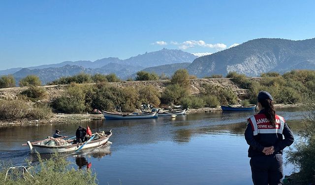 Bafa Gölü’nde denetim