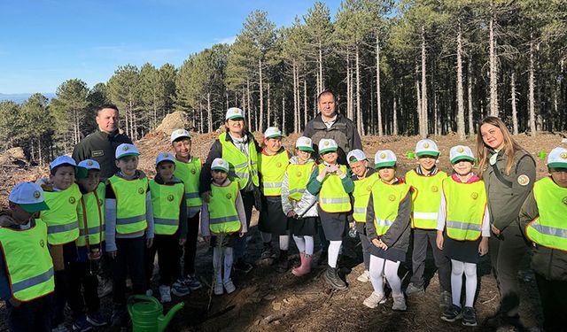 Çineli öğrencilere orman faaliyetleri anlatıldı