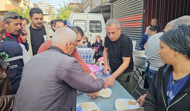 Nazilli'de sanayi esnafı imece usulü hayır yaptı