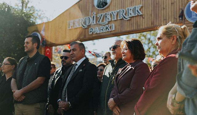 Didim’de anısı yaşatılan bir isim: Ferdi Zeyrek Parkı açıldı