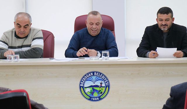Bozdoğan Belediyesi 2025’in son meclis toplantısını gerçekleştirdi