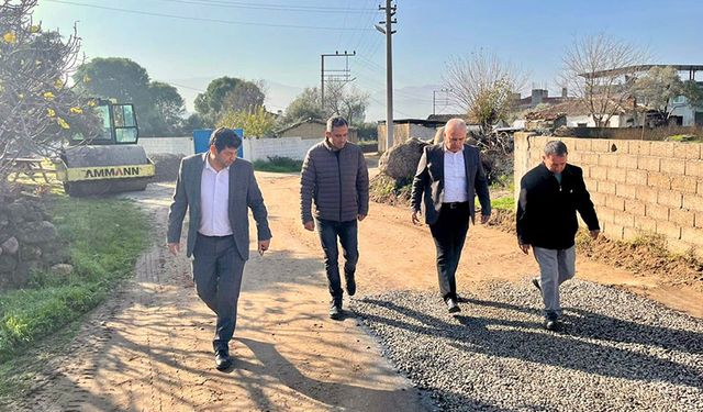 Çine’de ilk asfalt çalışması başladı