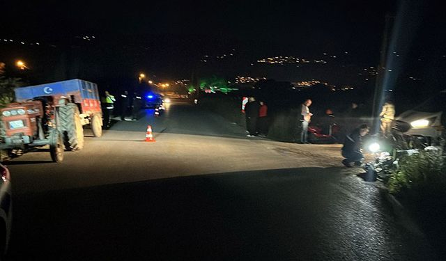 Aydın’da motosiklet traktörle çarpıştı: 1 ölü