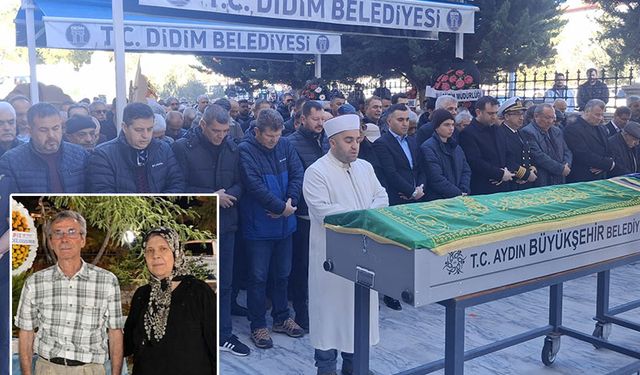 Aynı gün vefat eden çift son yolculuğuna uğurlandı