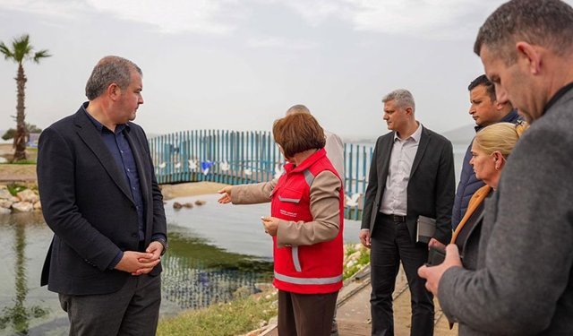 Başkan Gençay sahada incelemelerde bulundu