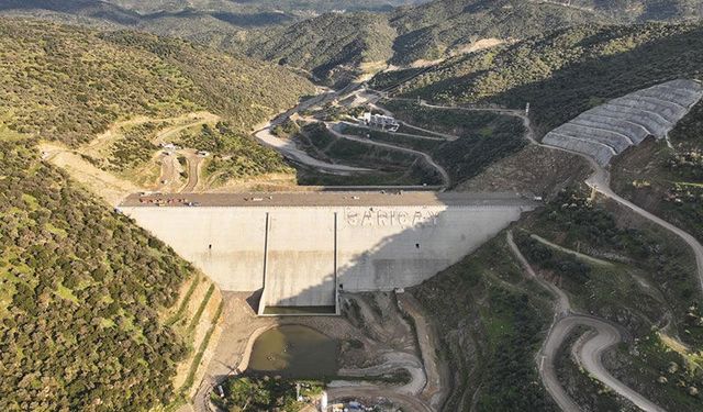 Sarıçay Barajı’nda incelemelerde bulunuldu