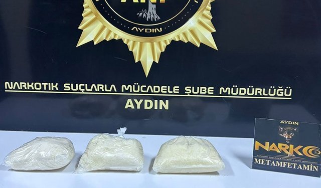 Aydın’da operasyon: 3 kilo ele geçirildi