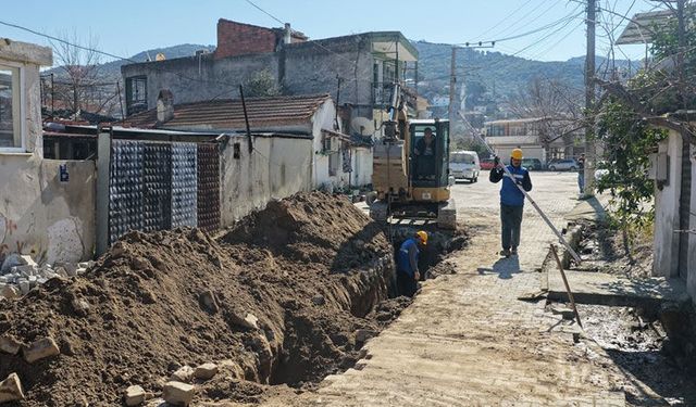 Büyükşehir Belediyesi’nden  Söke’de altyapı yatırımı