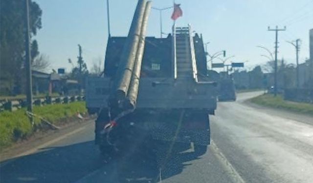 Aydın’da tehlikeli yolculuk