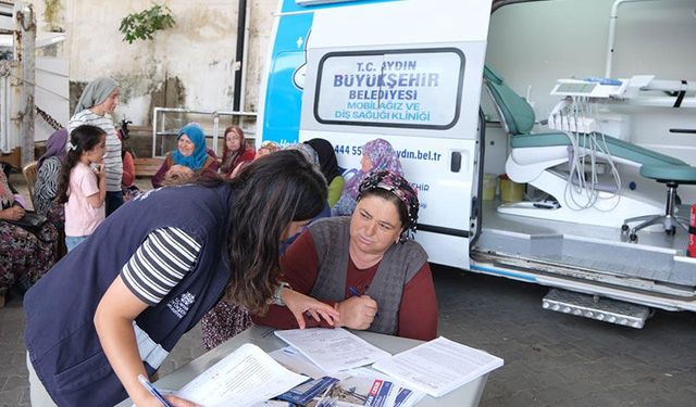 Mobil diş klinikleri kırsal mahallelerde hizmete başladı