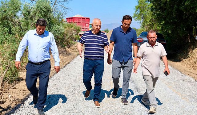 Çine’de asfaltlama çalışmaları başladı