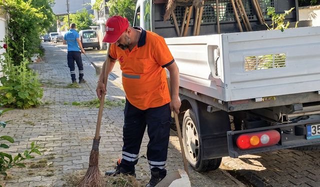 Efeler Belediyesi’nden sokaklarda temizlik çalışması