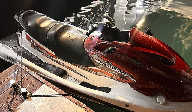 Jet-ski ile kaçış planı yarım kaldı