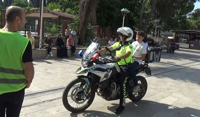 Sınava saniyeler kala yetişti