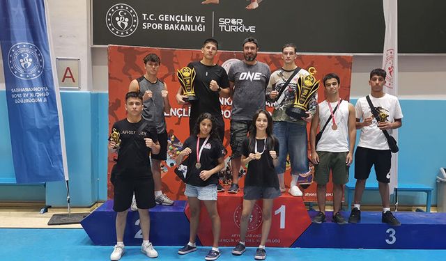 Aydınlı sporcular Zafer Kupası’ndan başarıyla döndü