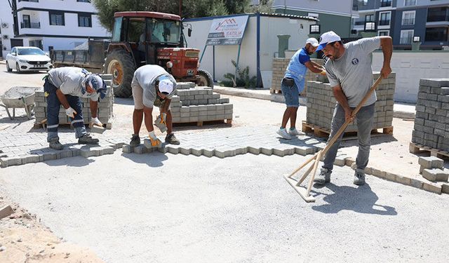 Didim Belediyesi'nden kent genelinde yol bakım ve onarım çalışması