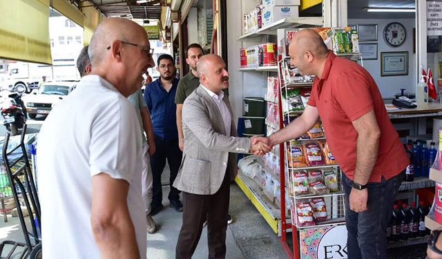Vali Varol, esnaf ve vatandaşlarla buluştu