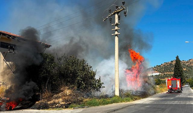 Seyir halindeki ATV alev aldı