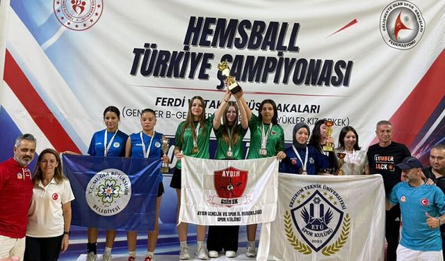 Aydınlı sporculardan hemsballda büyük başarı