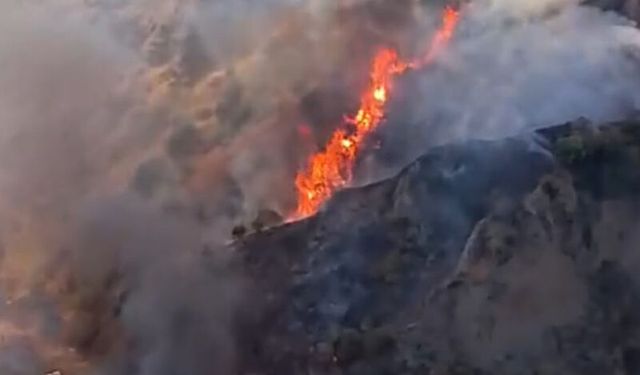 Zindan Deresi’nde yangın