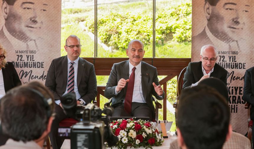 Bakan Soylu Adnan Menderes Demokrasi Müzesi'nde