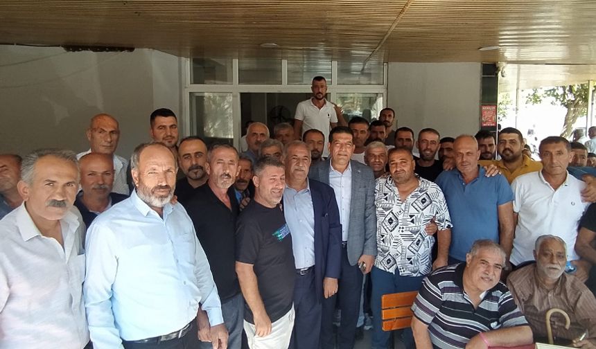 Aydın'da iş bırakan demir işçileri Başkan Durmaz'la buluştu