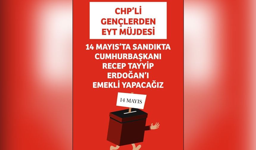 Erdoğan'ın mitingi öncesi CHP'li gençlerden pankartlı mesaj