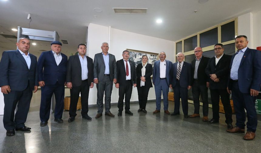 Buharkent Muhtarlar Derneği’nden Çerçioğlu’na ziyaret