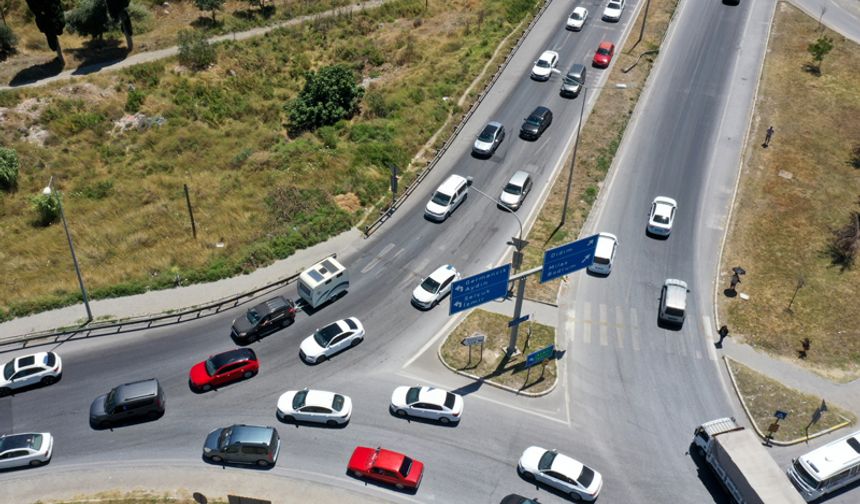 Aydın'da tatilciler dönüş yolunda yoğunluk oluşturdu