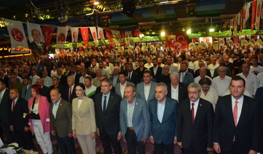 MHP Aydın İl Kongresi yapıldı, partililer