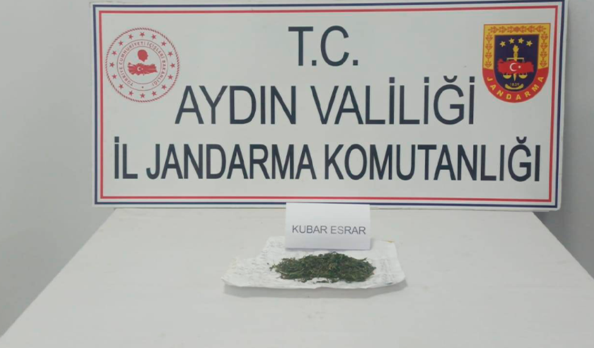 İncirliova'da uyuşturucu operasyonunda 1 kişi yakalandı