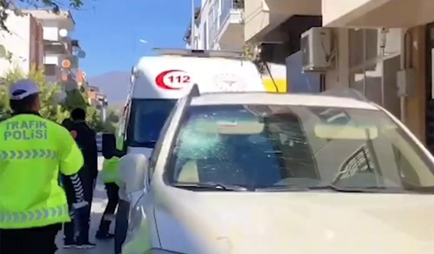 Nazilli'de otomobille çarpışan bisikletin sürücüsü yaralandı