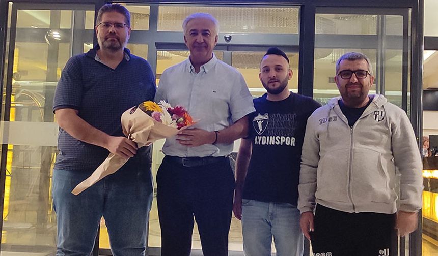 Aydınspor Taraftarlar Derneği, Tikbaş'ı ziyaret etti