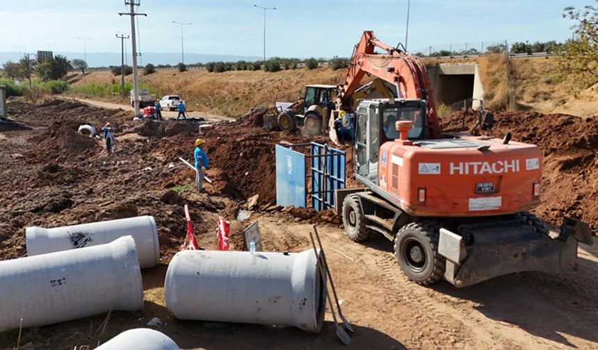 ASKİ tarafından Aydın Şehir Hastanesi için başlatılan çalışma sürüyor