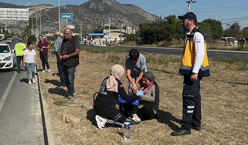 Söke'deki 2 ayrı kazada 1 kişi yaralandı