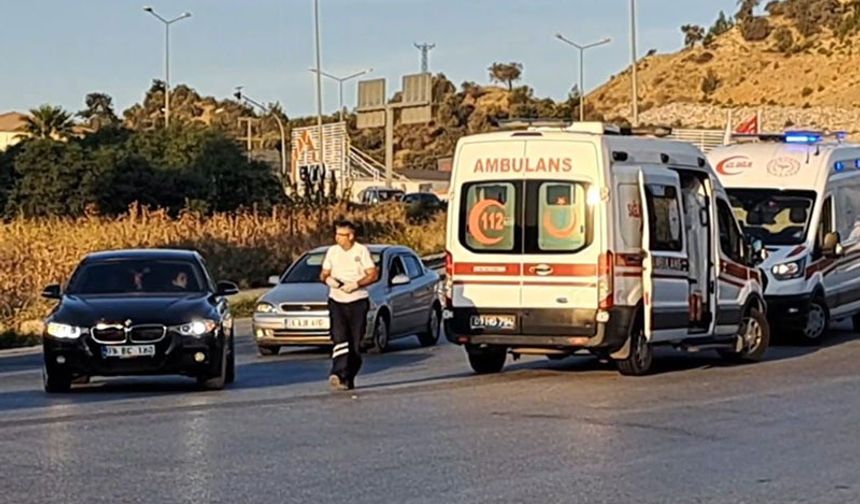 Aydın'da otobüs ve minibüsün çarpıştığı kazada 10 kişi yaralandı