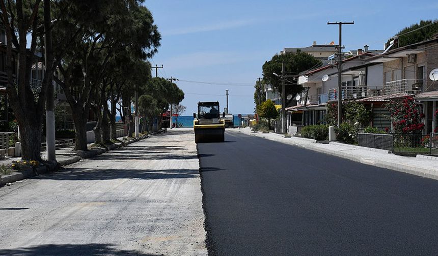 Kuşadası Belediyesi’nden 16 bin 200 metrekare yeni yol