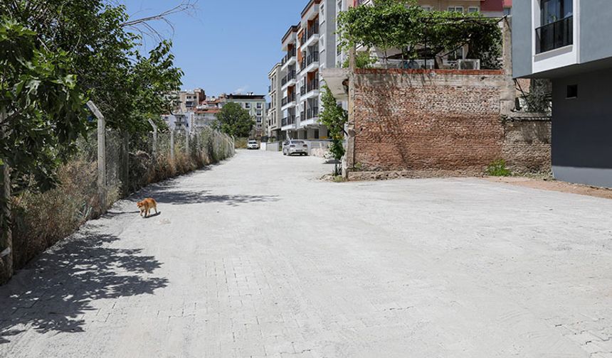 Güzelhisar Mahallesi’nde parke taşı çalışması tamamlandı