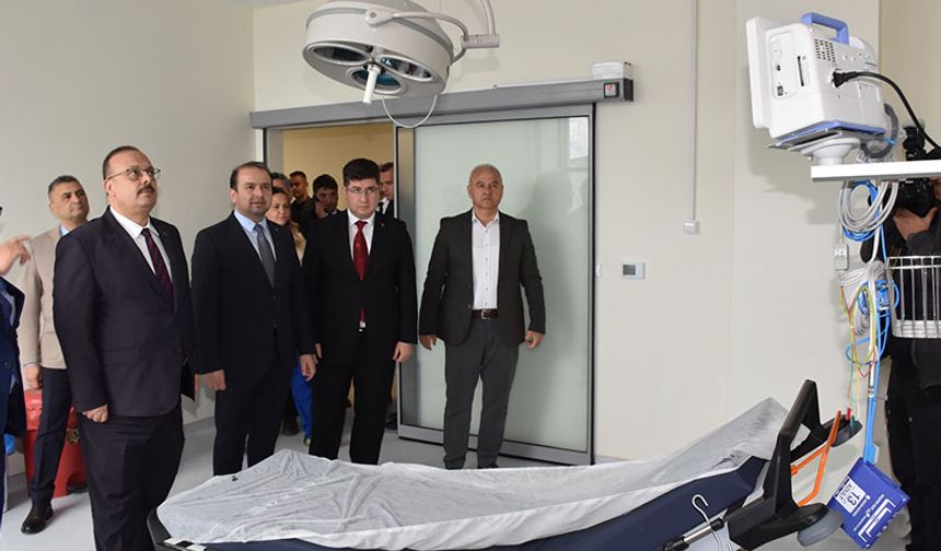 Vali Canbolat, Çine Devlet Hastanesi yeni hizmet binasında incelemelerde bulundu
