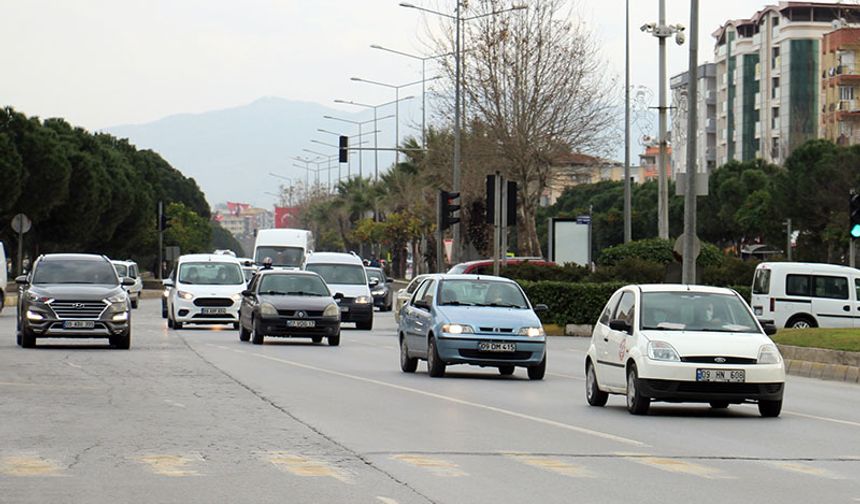 Aydın’da araç sayısı 640 bin oldu