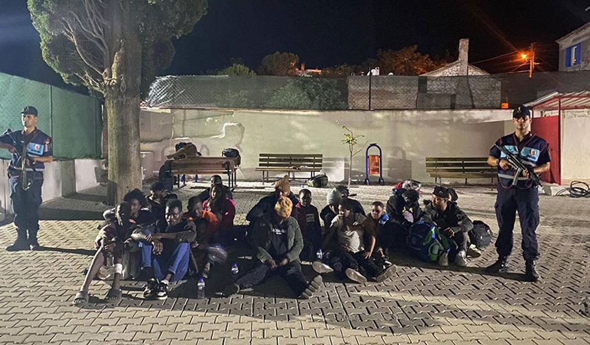Didim’de 32 düzensiz göçmen yakalandı