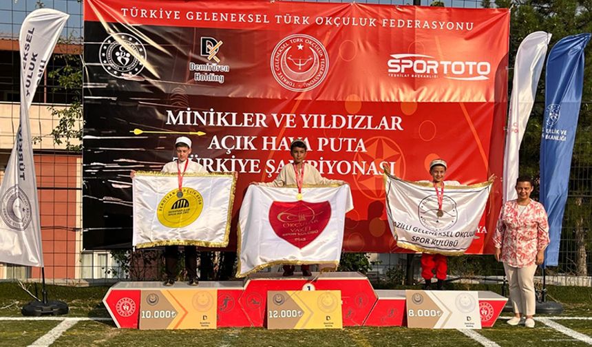 Aydınlı minik okçular Türkiye finallerinde gururlandırdı